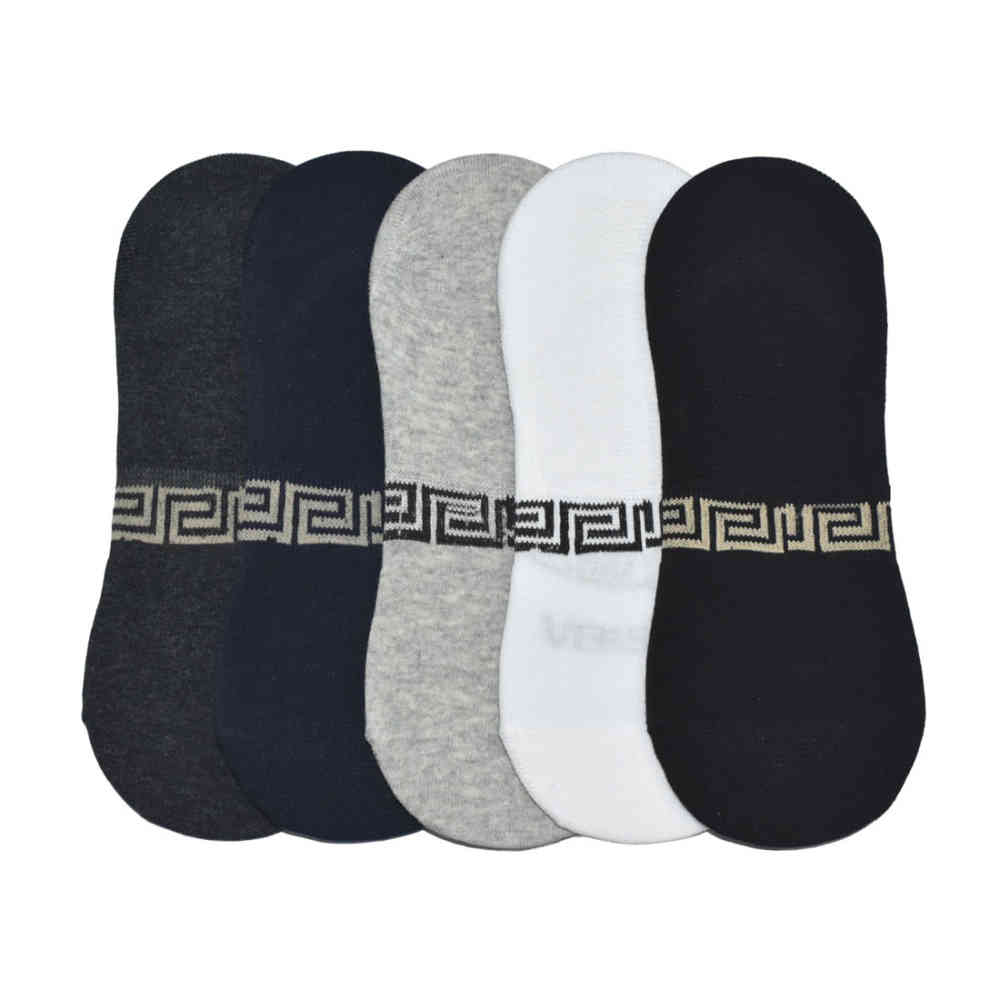 Versace Embroidery Premium No-show Socks-1