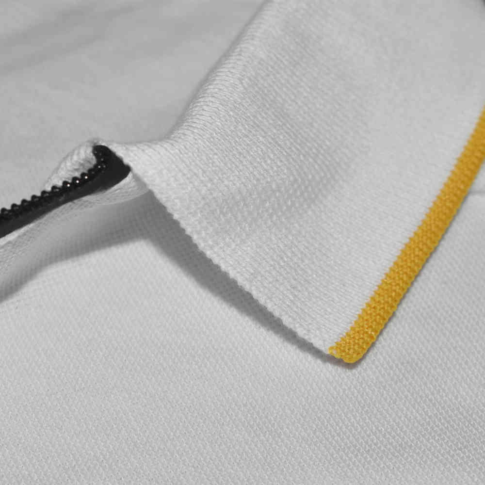 Balmain White Contrast Tipping Premium T-shirt-4