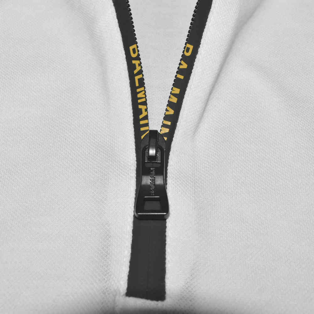 Balmain White Contrast Tipping Premium T-shirt-3