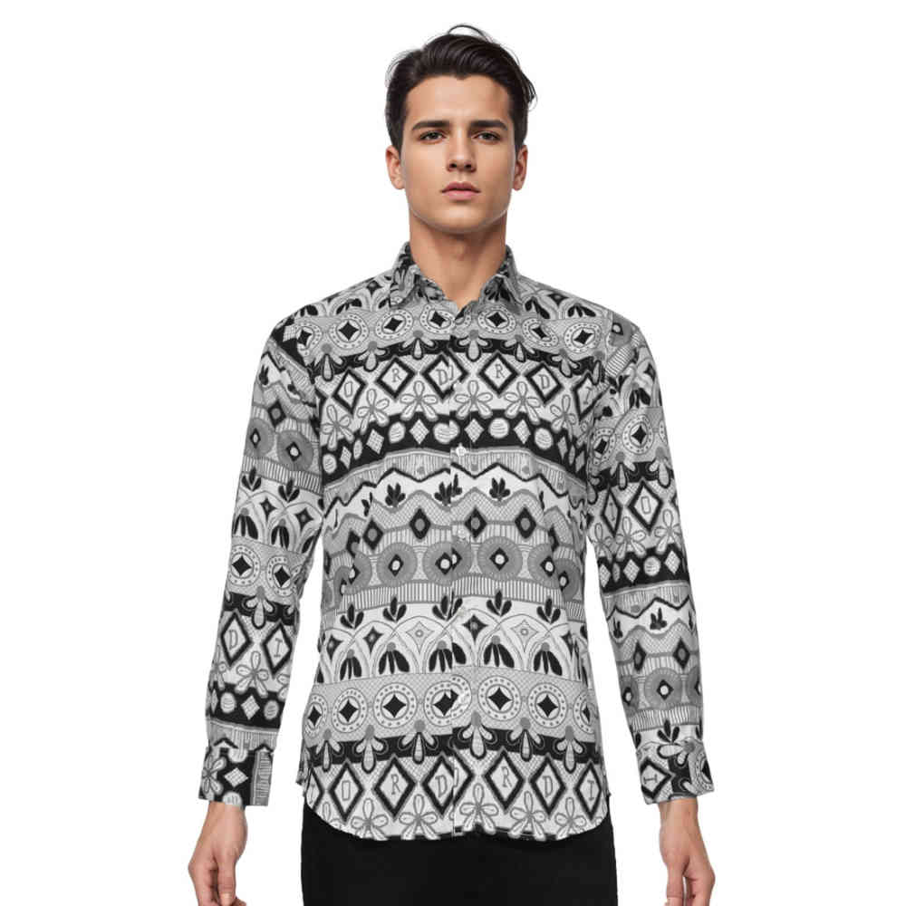 Christian Dior Printed Premium Cotton Shirt-6