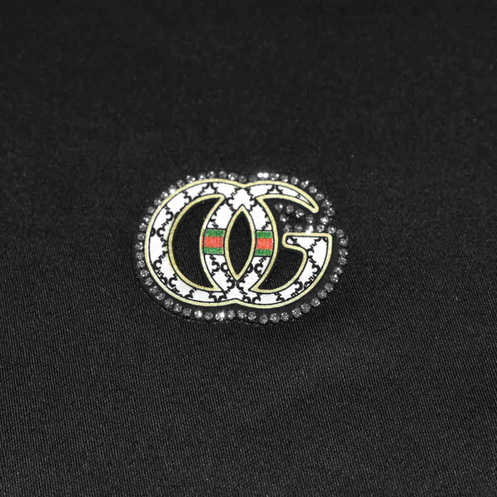 Gucci logo Print Black Premium Quality Shirt-3
