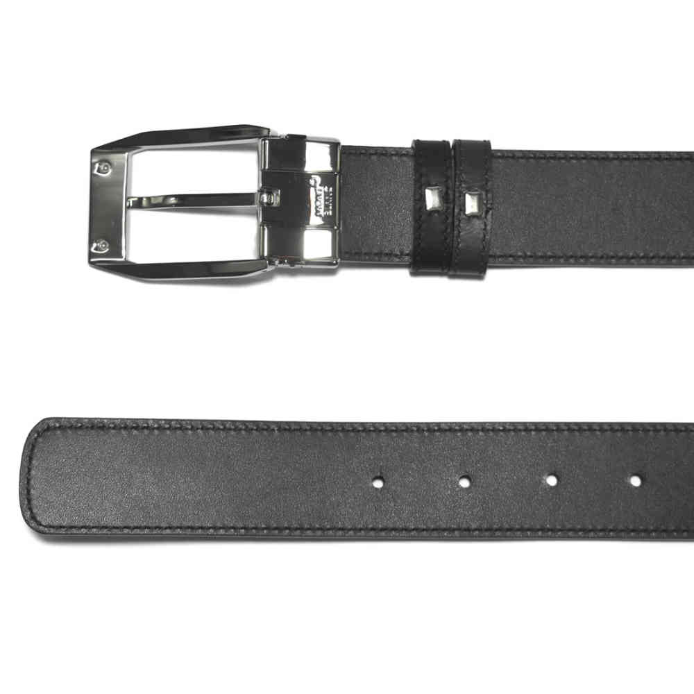 Montblanc Black Premium Quality Belt-4