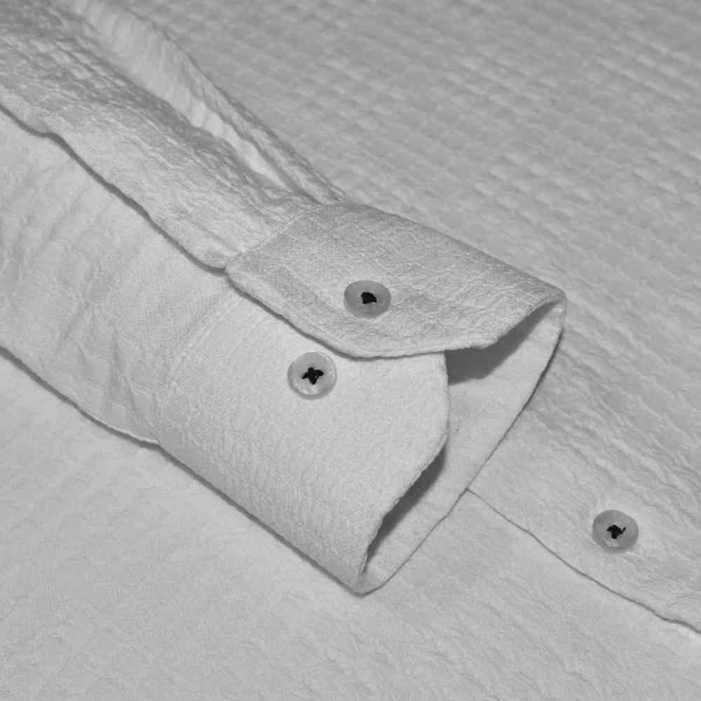 Prada White Premium Luxury Cotton Shirt-5
