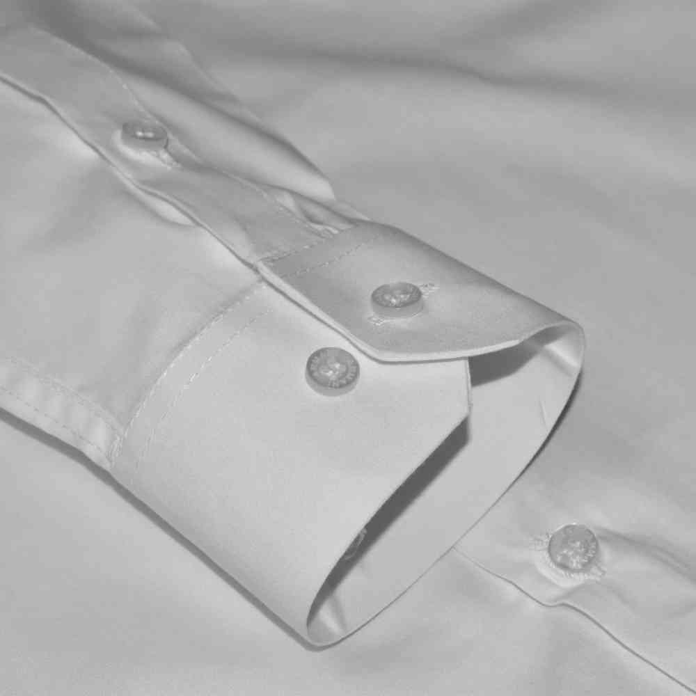 Emporio Armani logo Print White Cotton Shirt-5