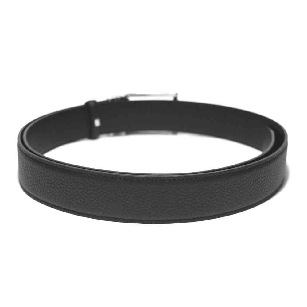 Montblanc Black Reversible Leather Belt-thumb-1