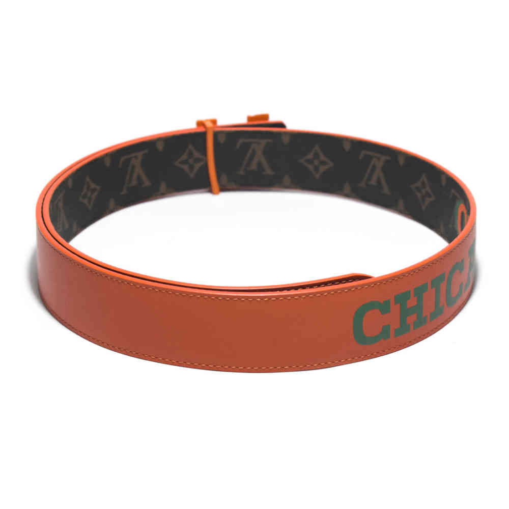 Louis Vuitton Orange Premium Quality Belt-thumb-1