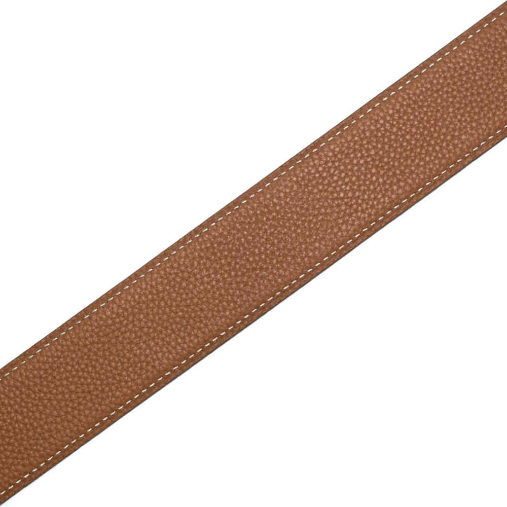Hermes Brown Premium Leather Belt-thumb-2