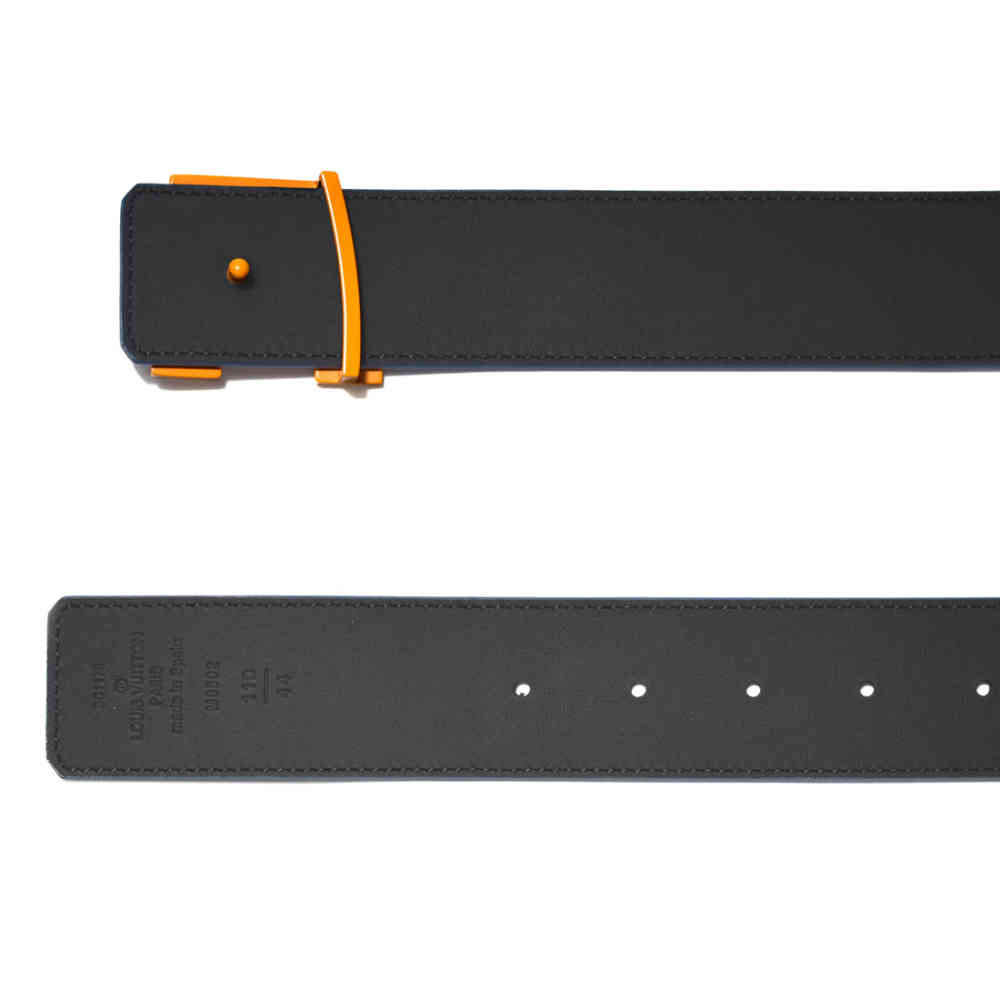 Louis Vuitton Taurillon Illusion Initiales Reversible Belt-4