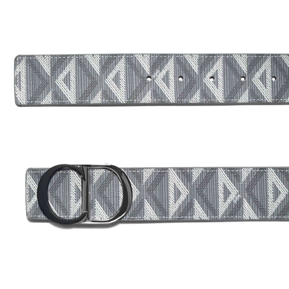 Dior CD Diamond Print Reversible Belt-3