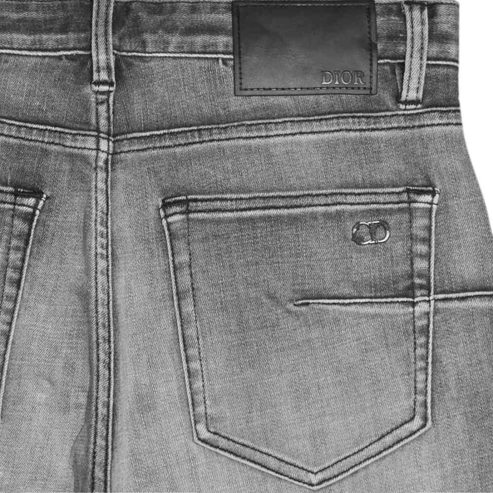 Dior Black & Grey Premium Quality Jeans-thumb-3