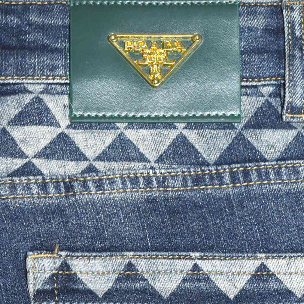 Prada Dark Blue Premium Denim Jeans-4
