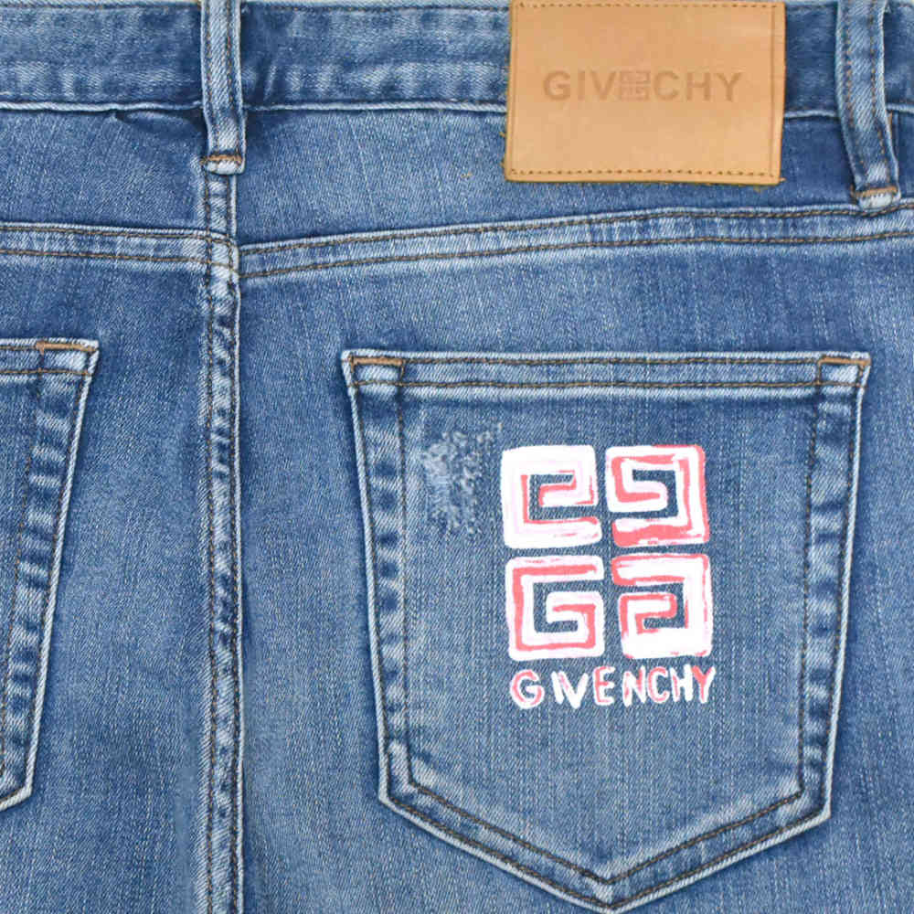 Givenchy Blue Premium Quality Jeans-thumb-3