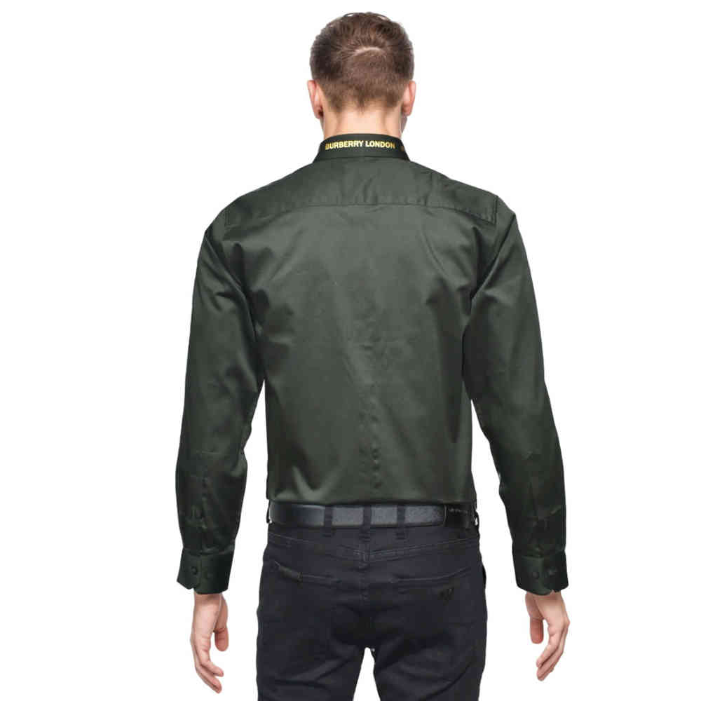 Burberry TB Tiger Embroidered Green Premium Shirt-1