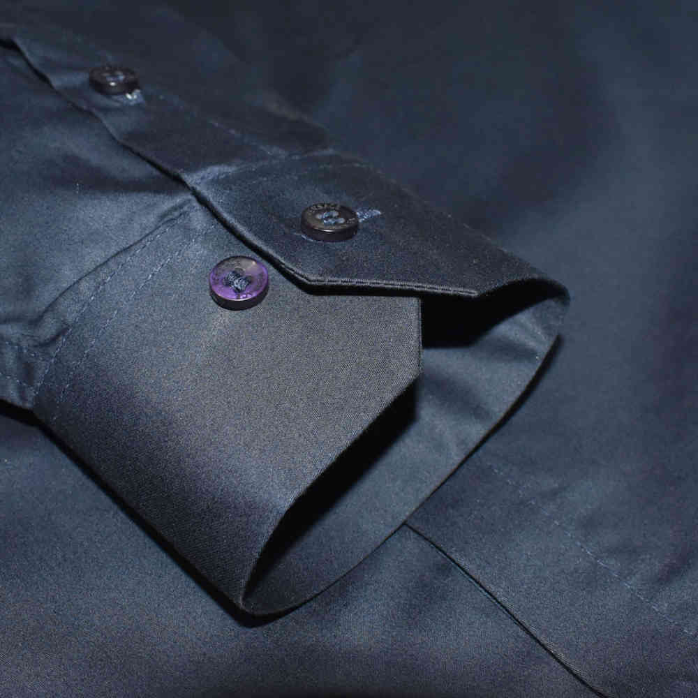 Versace Embroidered logo Navy Blue Shirt-5