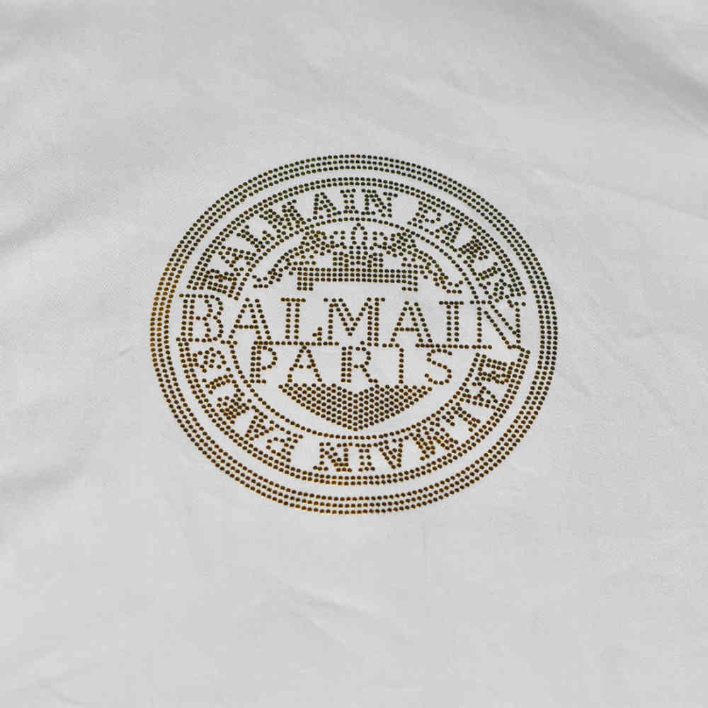 Balmain Patch White Premium Cotton Shirt-3