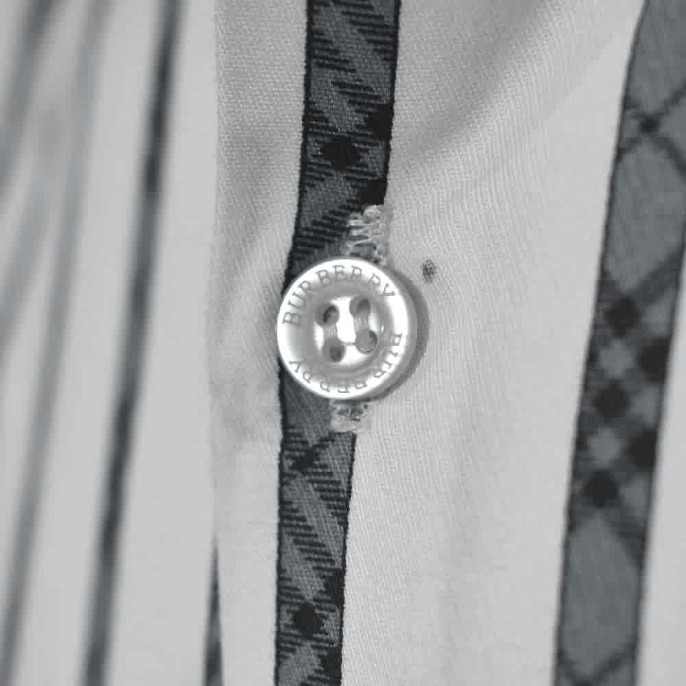 Burberry Embroidered logo White Luxury Shirt-2