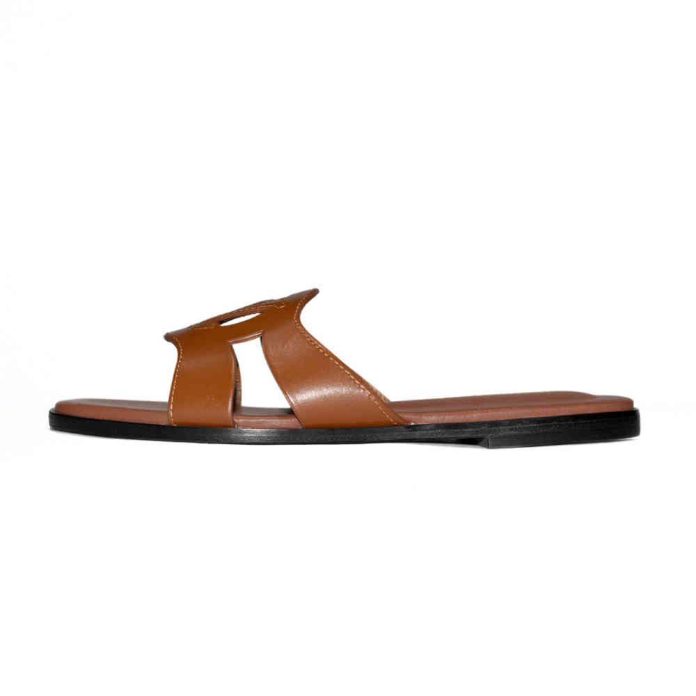Louis Vuitton Isola Flat Mule Brown Sandals-1