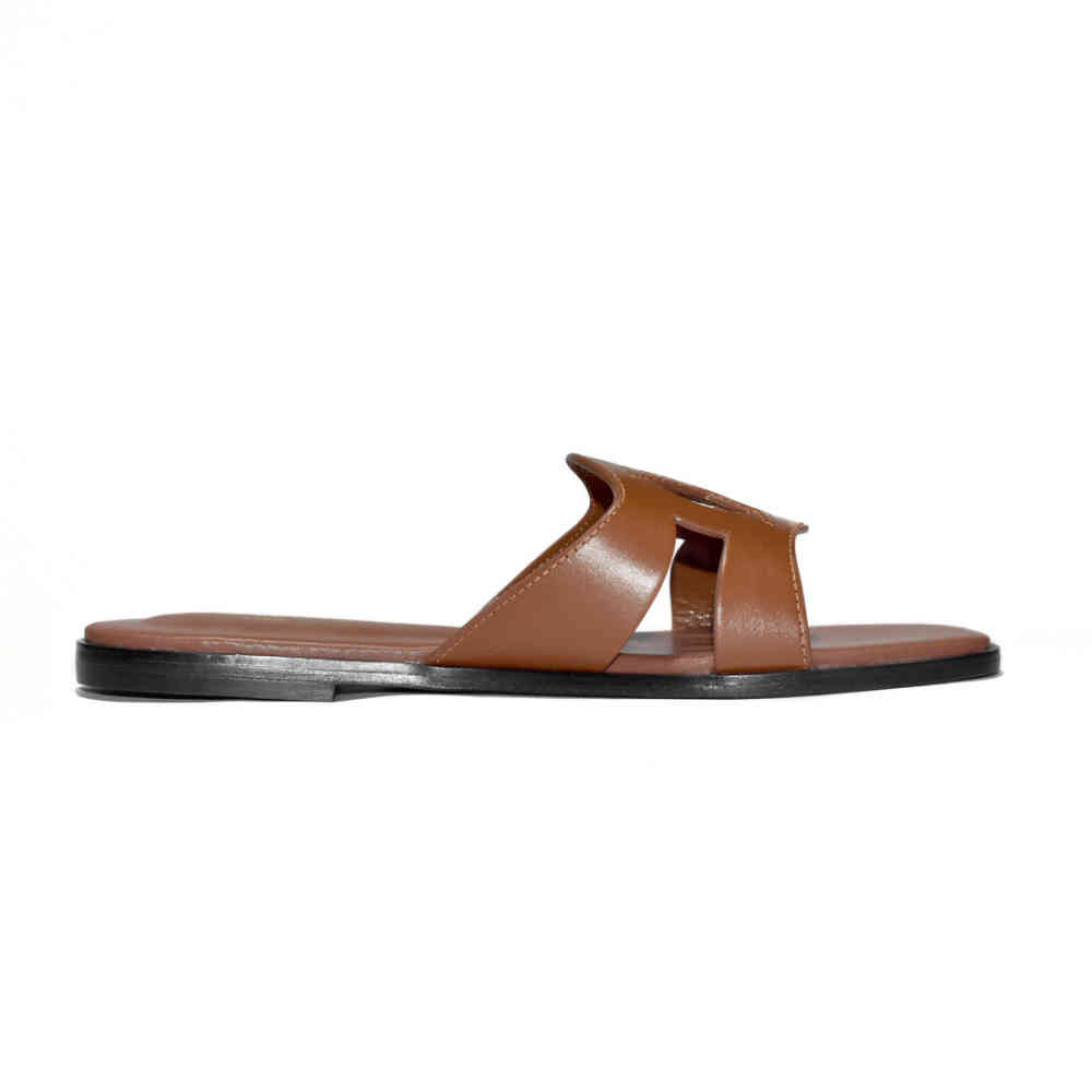 Louis Vuitton Isola Flat Mule Brown Sandals-2