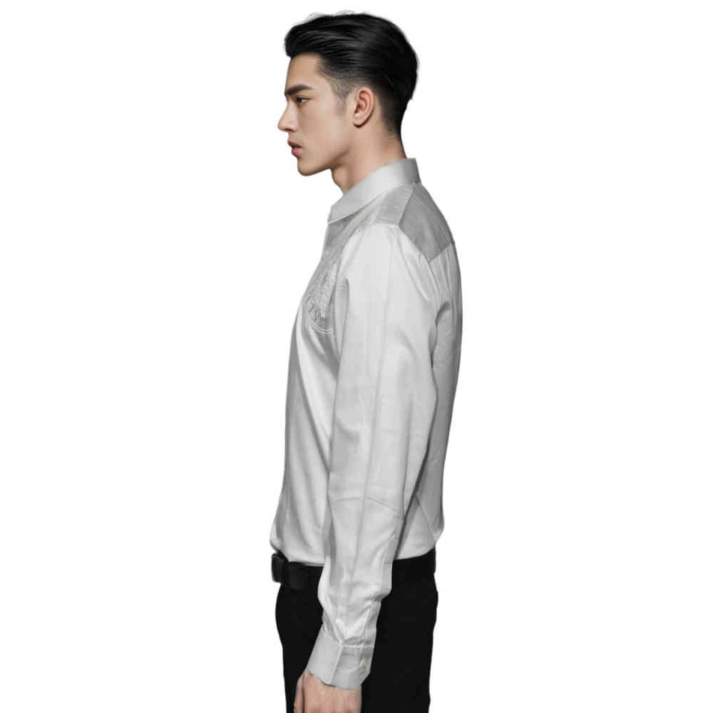Balmain White Premium Quality Shirt-2