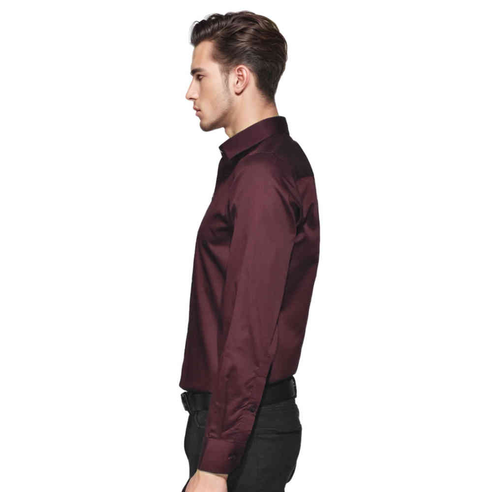 Giorgio Armani Wine Premium Quality Shirt-2