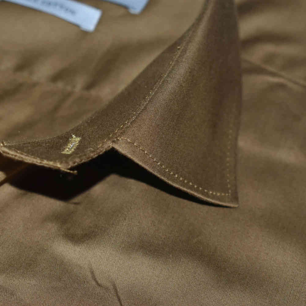 Giorgio Armani Dark Beige Premium Quality Shirt-4