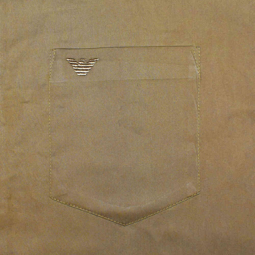 Giorgio Armani Dark Beige Premium Quality Shirt-3