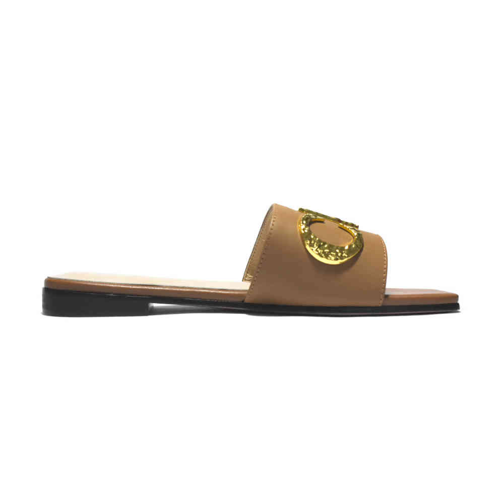 Gucci Brown Premium Women's Flat Sandals-2