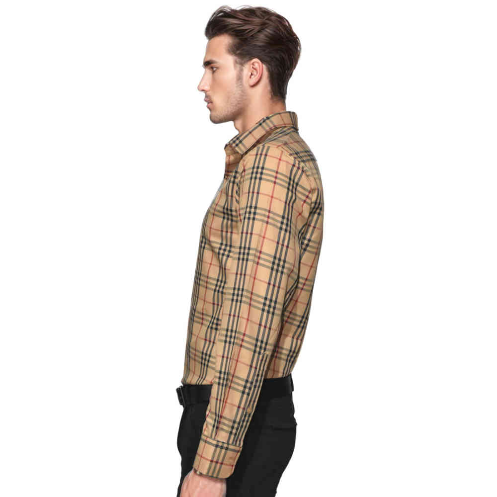 Burberry Brown Premium Quality Shirt-2