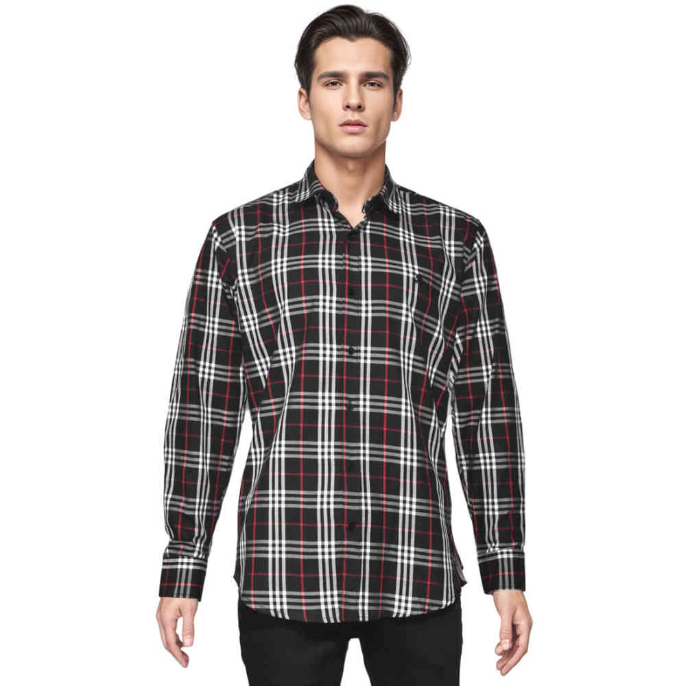 Burberry Black Premium Quality Shirt-6
