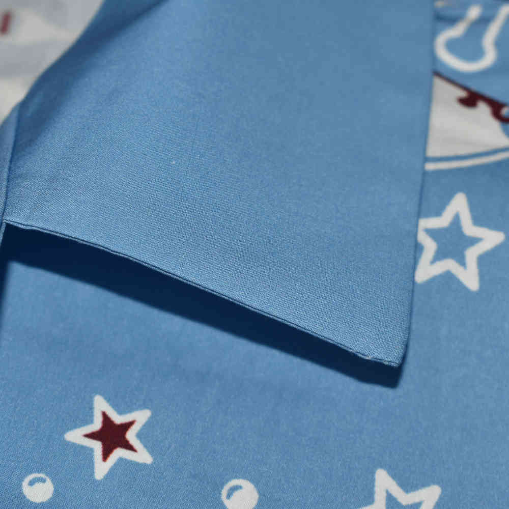Gucci Bandana Print white & light blue Cotton Shirt-thumb-4