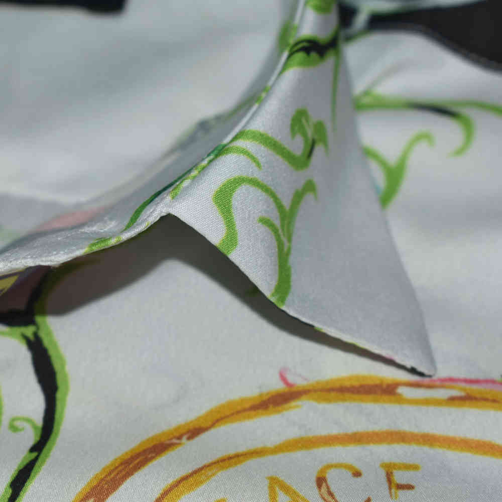 Versace Jeans Couture White Garden Print Shirt-4