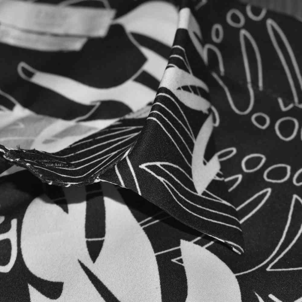 Dior Floral Print Black Premium Quality Shirt-4