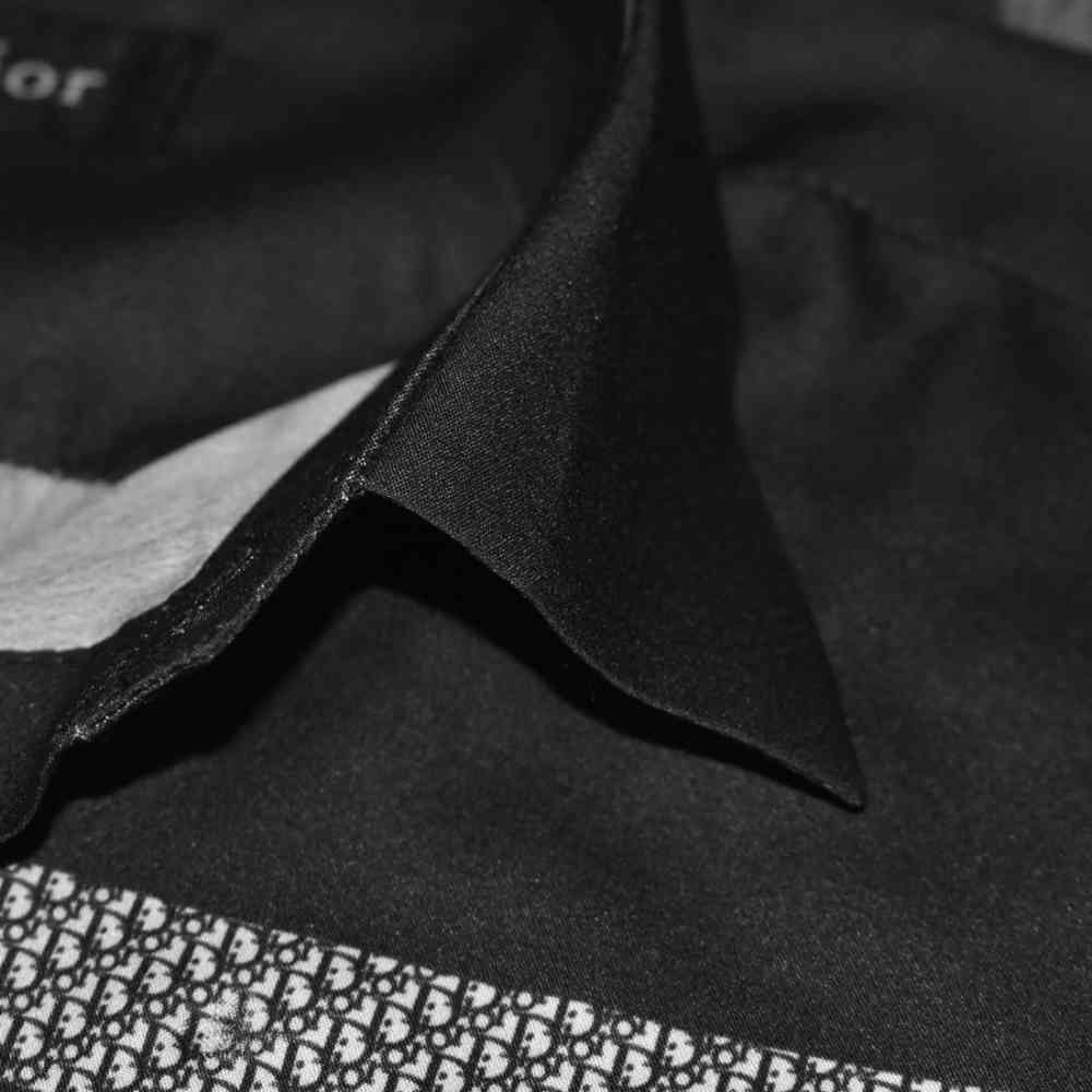 Christian Dior Signature Logo Black Premium Shirt-4