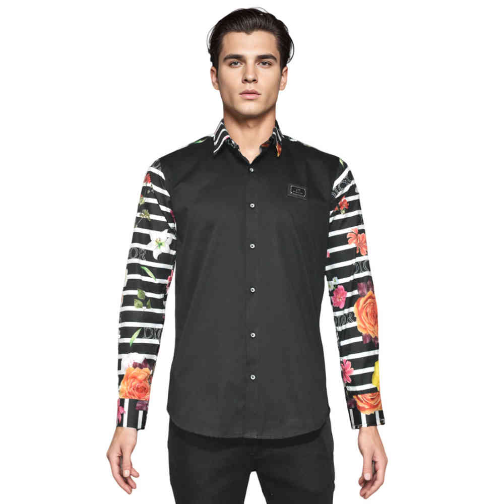 Dior logo Patch Black Designer Premium Shirt-6