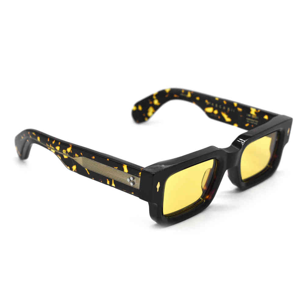Jacques Marie Mage Black & Brown Luxury Sunglasses-thumb-0
