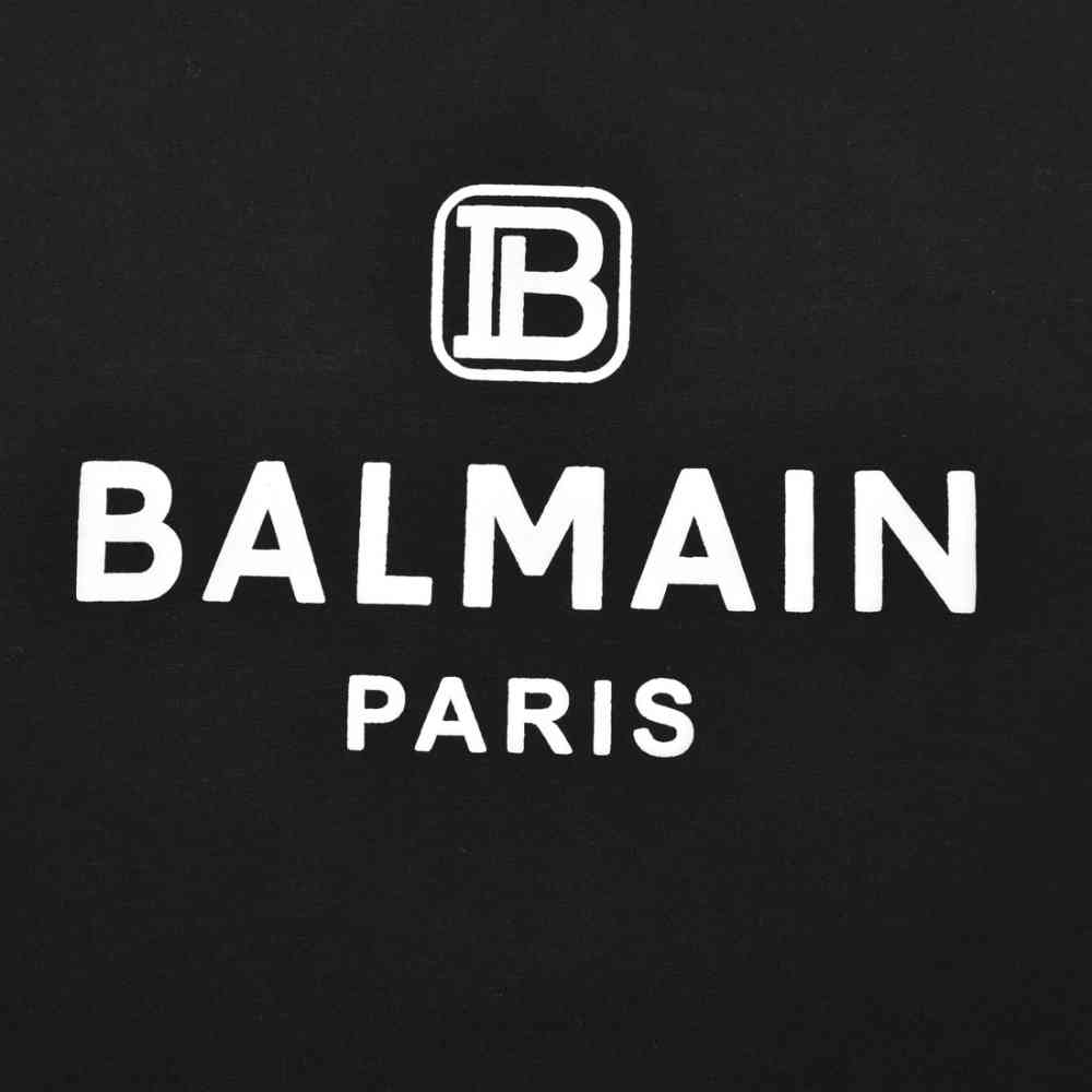 Balmain logo Print Black Premium Co-ord Set-thumb-3