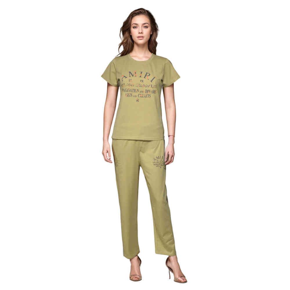 Amiri Brown Premium Cotton Co-ord Set-1