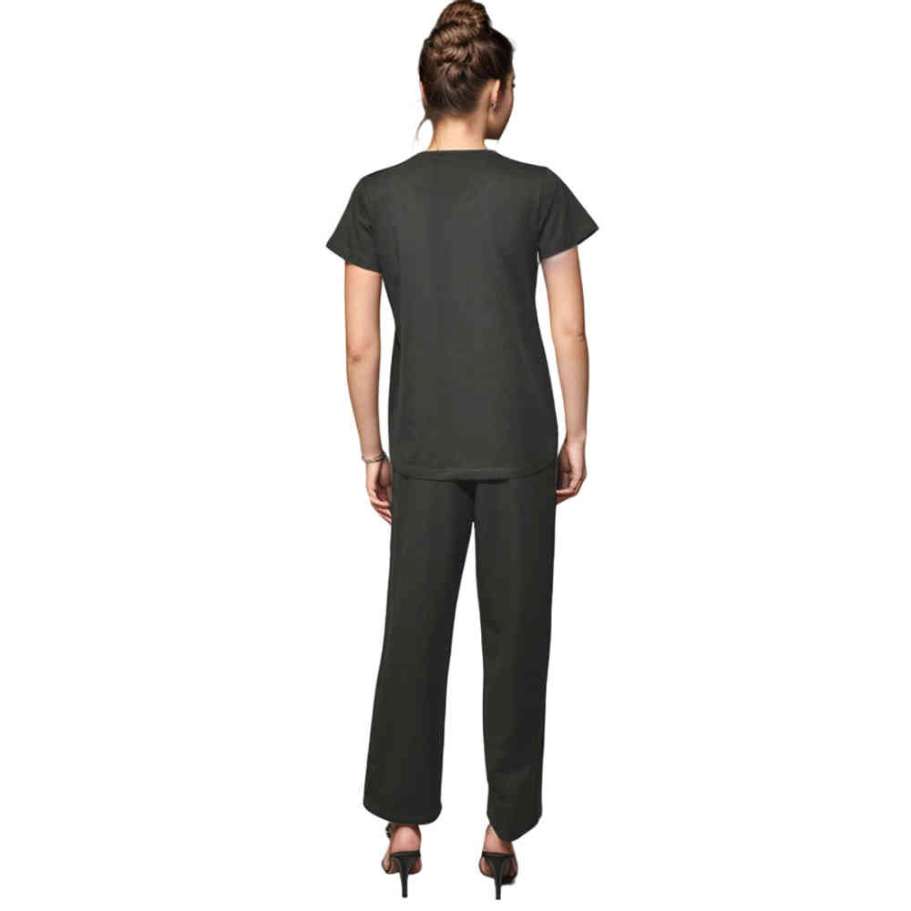 Armani Exchange Dark Green Premium Cotton Co-ord Set-2