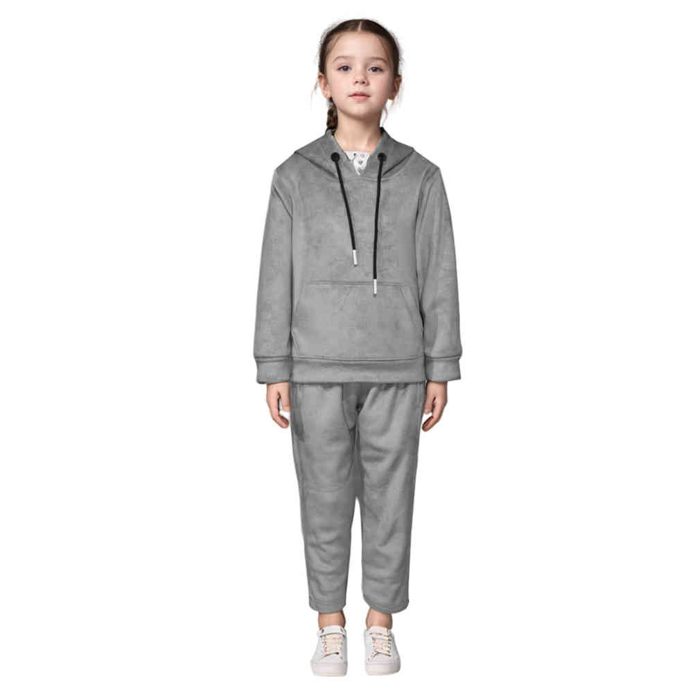 Grey Gucci Black Premium Quality Kids Tracksuit