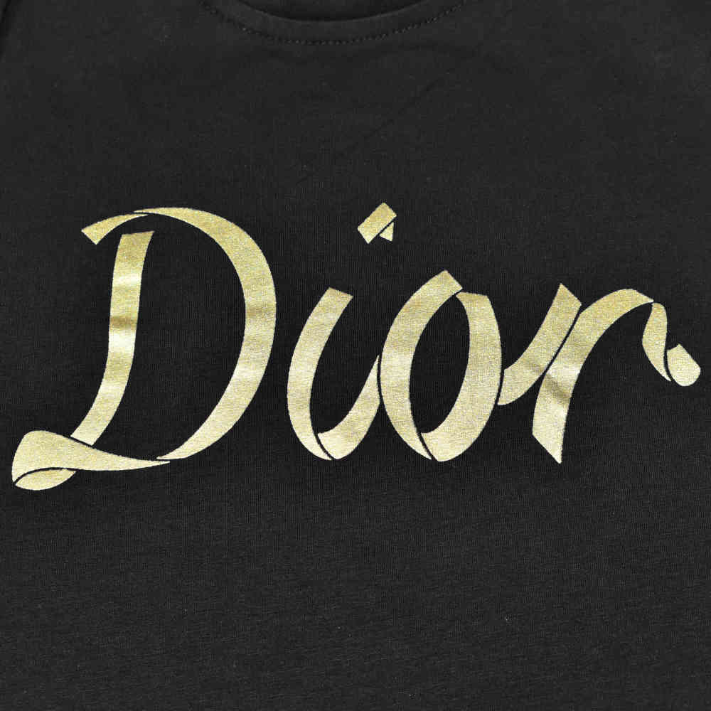Dior Black Premium Quality Kids Co-ord Set-3