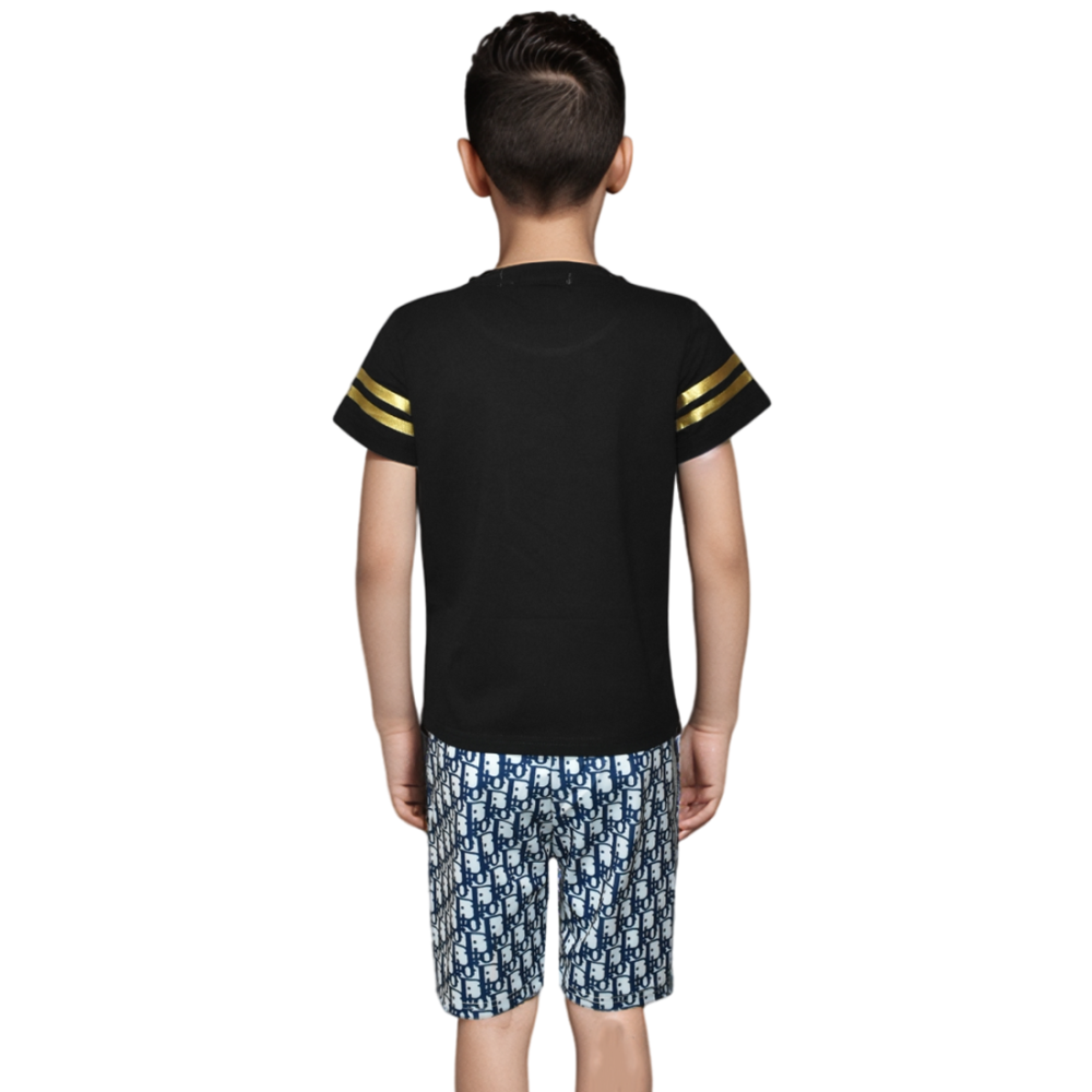Dior Black Premium Quality Kids Co-ord Set-1