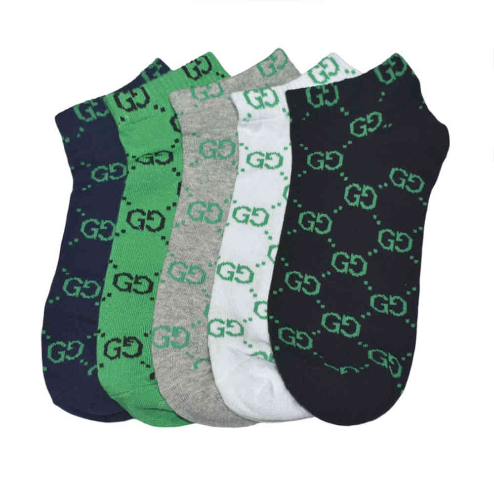 Gucci Embroidered logo Low Ankle Socks - Pack of 5-1