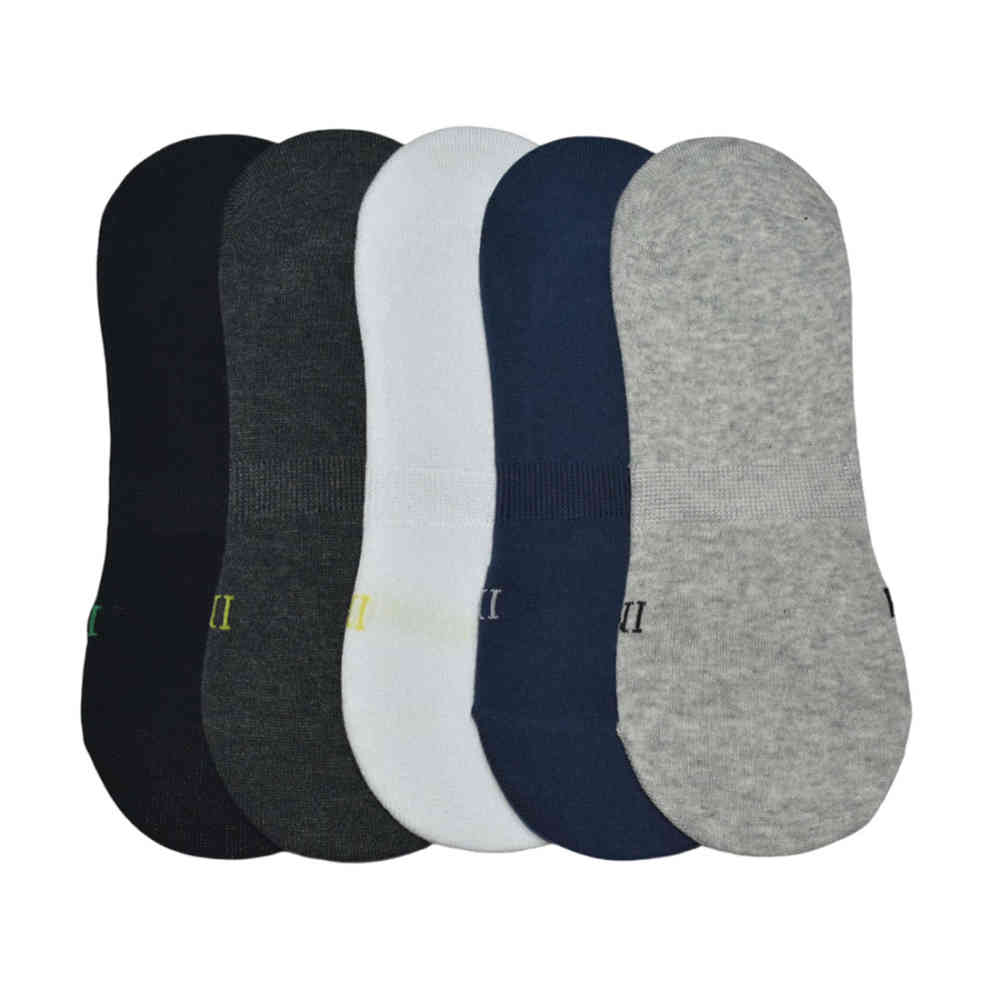 Emporio Armani Embroidery logo Premium No Show Socks - Pack of 5-1
