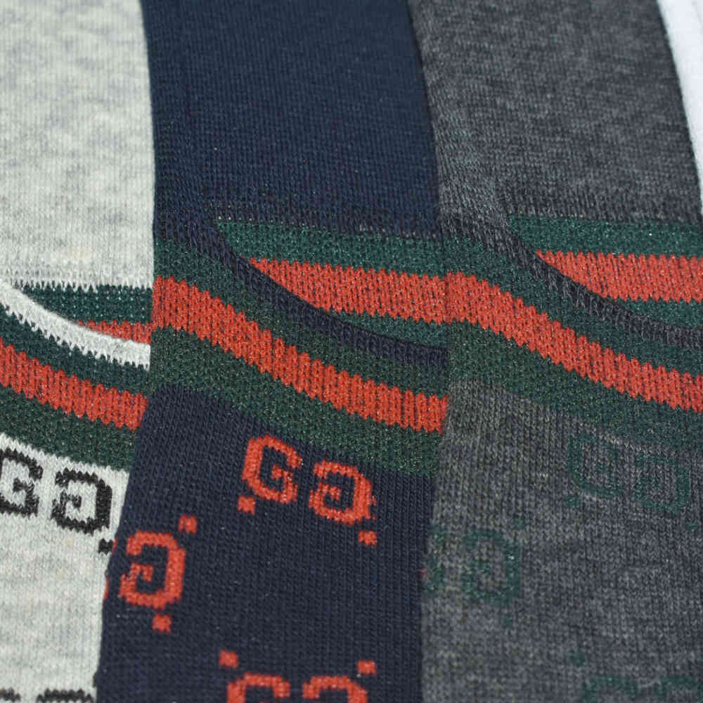 Gucci Premium Quality No Show Socks - Pack of 5-3