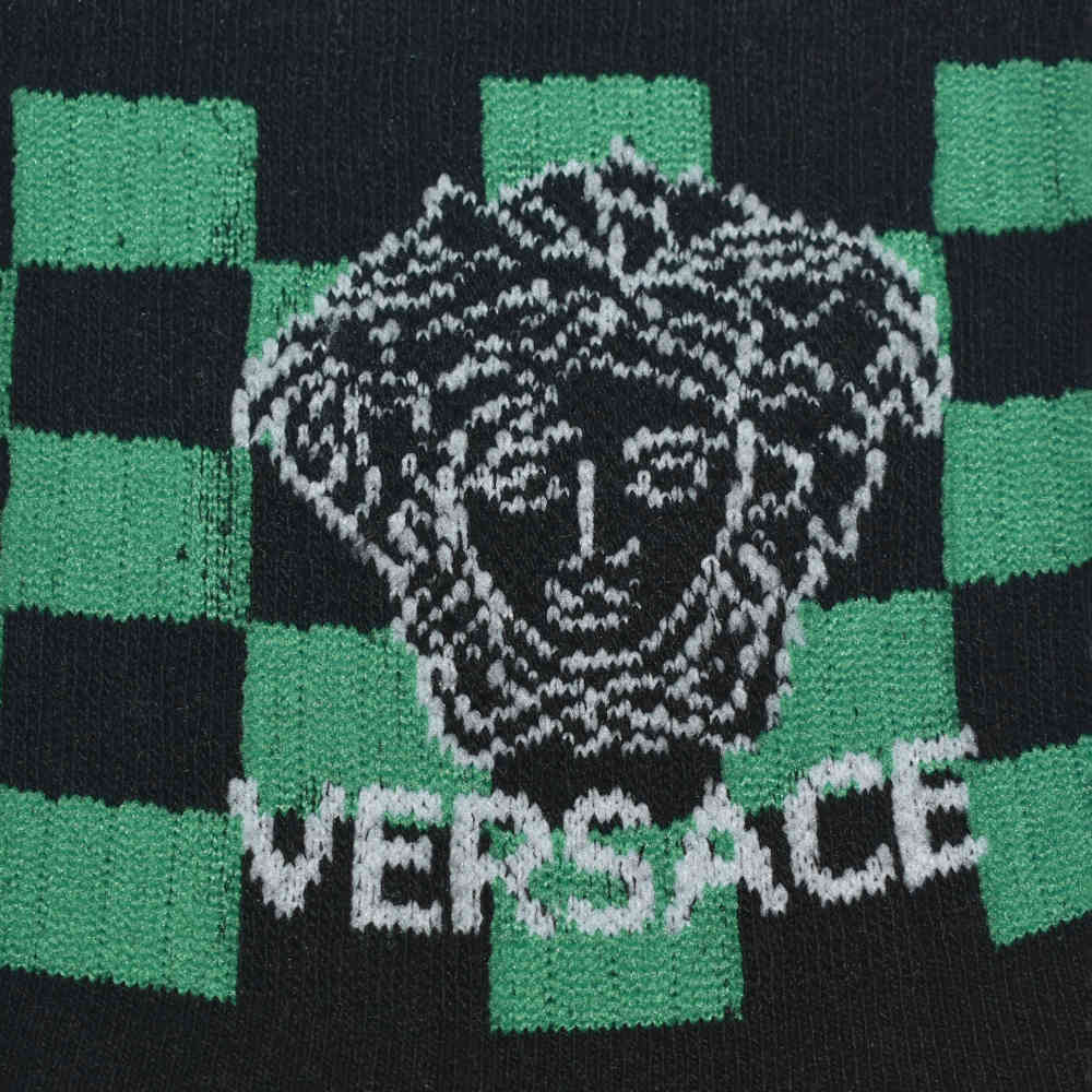 Versace Embroidery logo Premium Low Cut Socks - Pack of 5-thumb-2