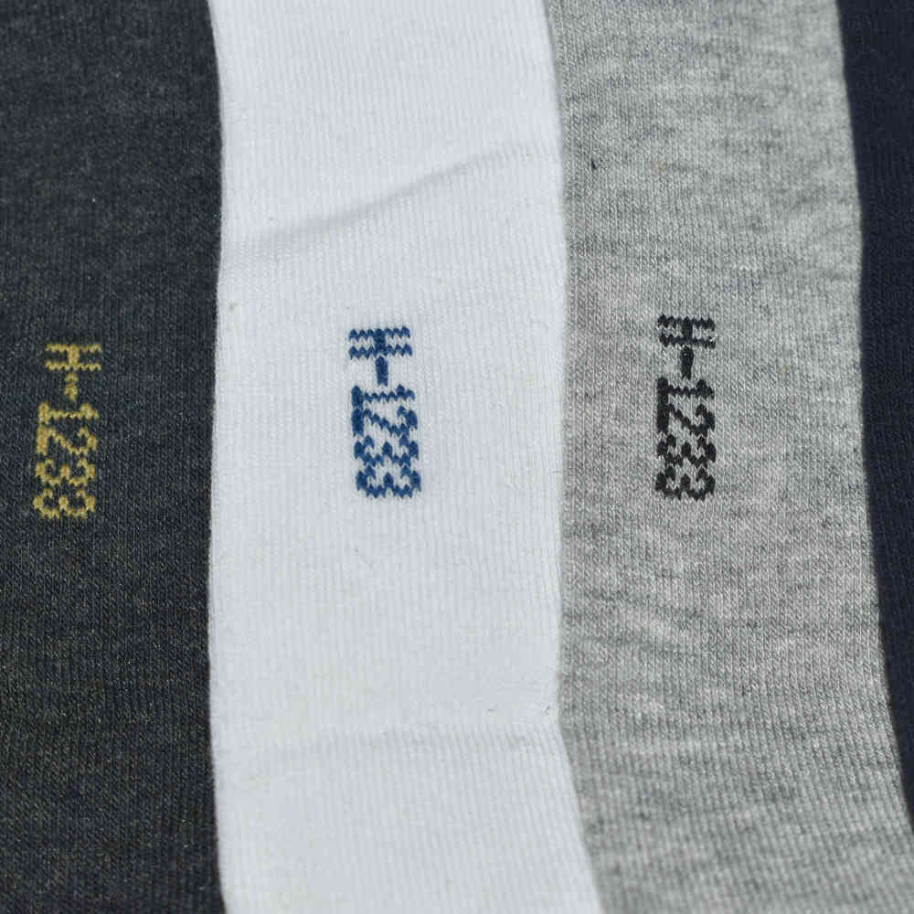 Versace Embroidery logo Premium Low Cut Socks - Pack of 5-thumb-3