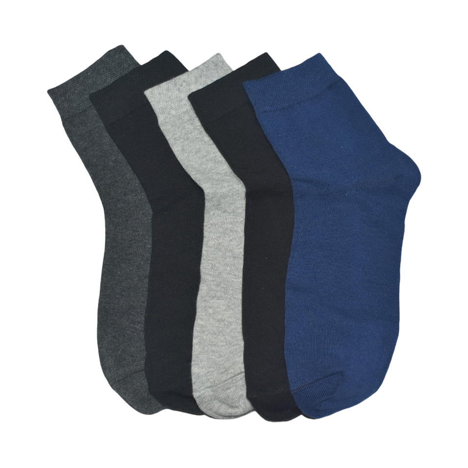 Fendi Premium Quality Low Cut Socks - Pack of 5-thumb-1