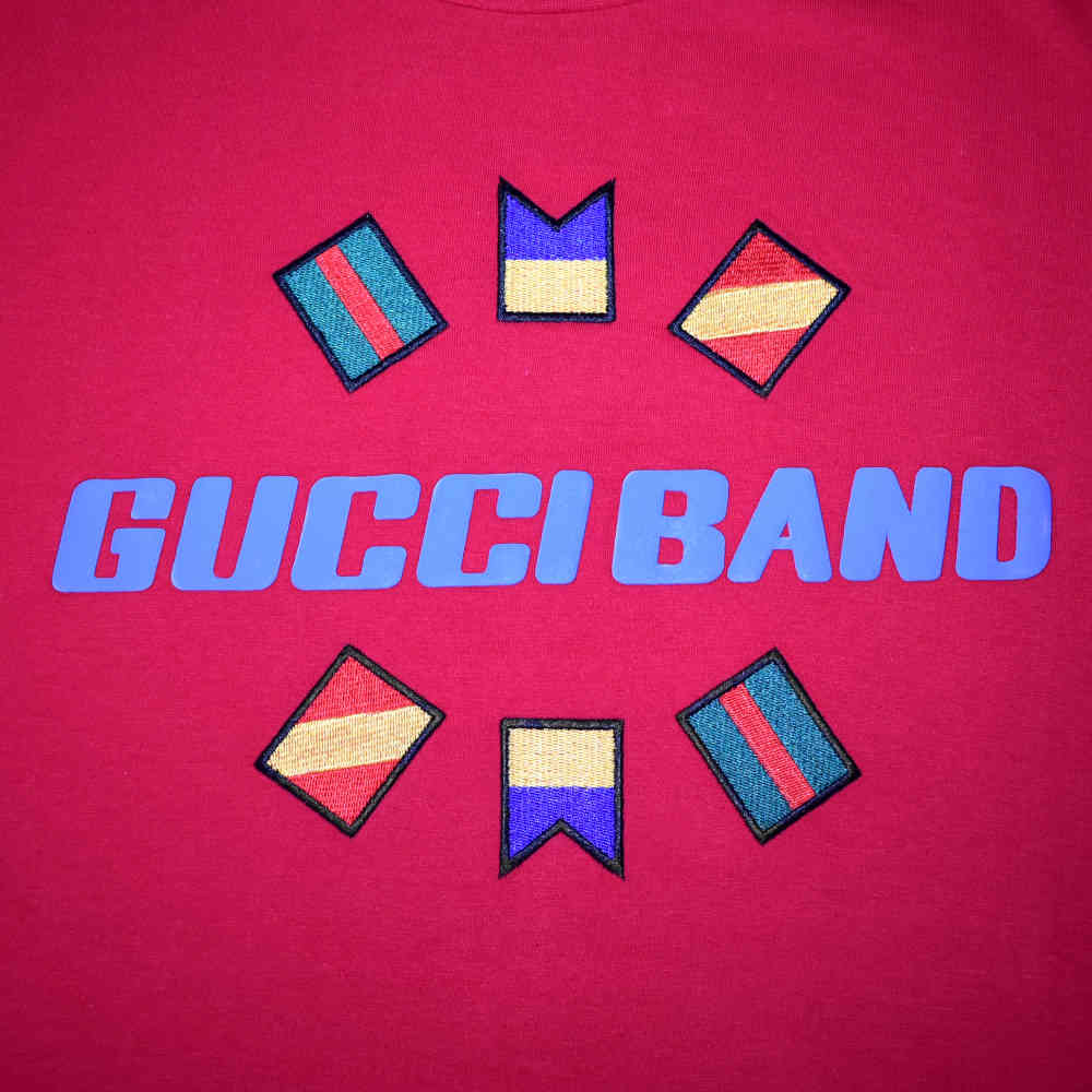 Gucci Red Premium Quality T-shirt-3