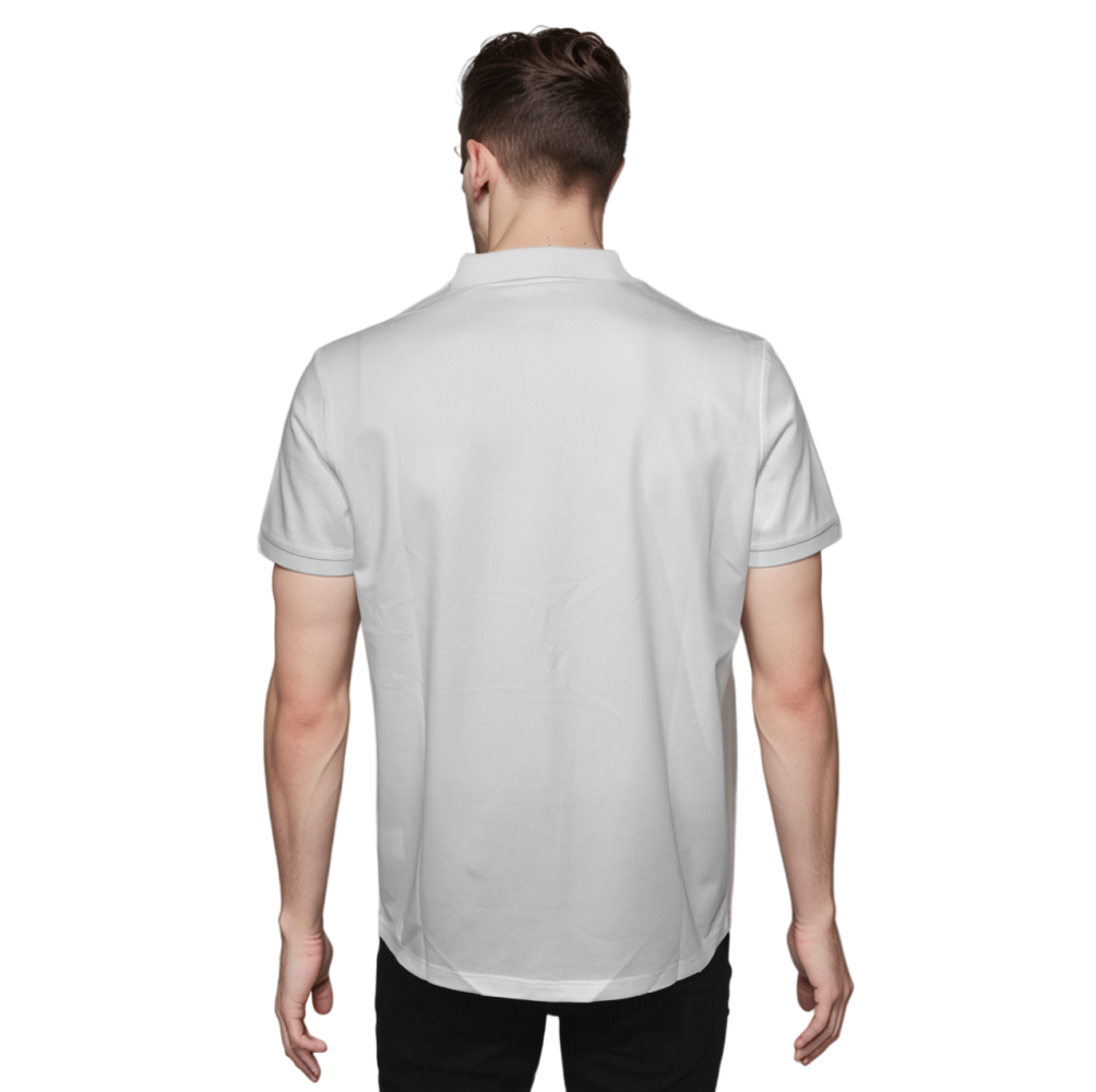 Burberry White Premium Quality Polo T-shirt-1