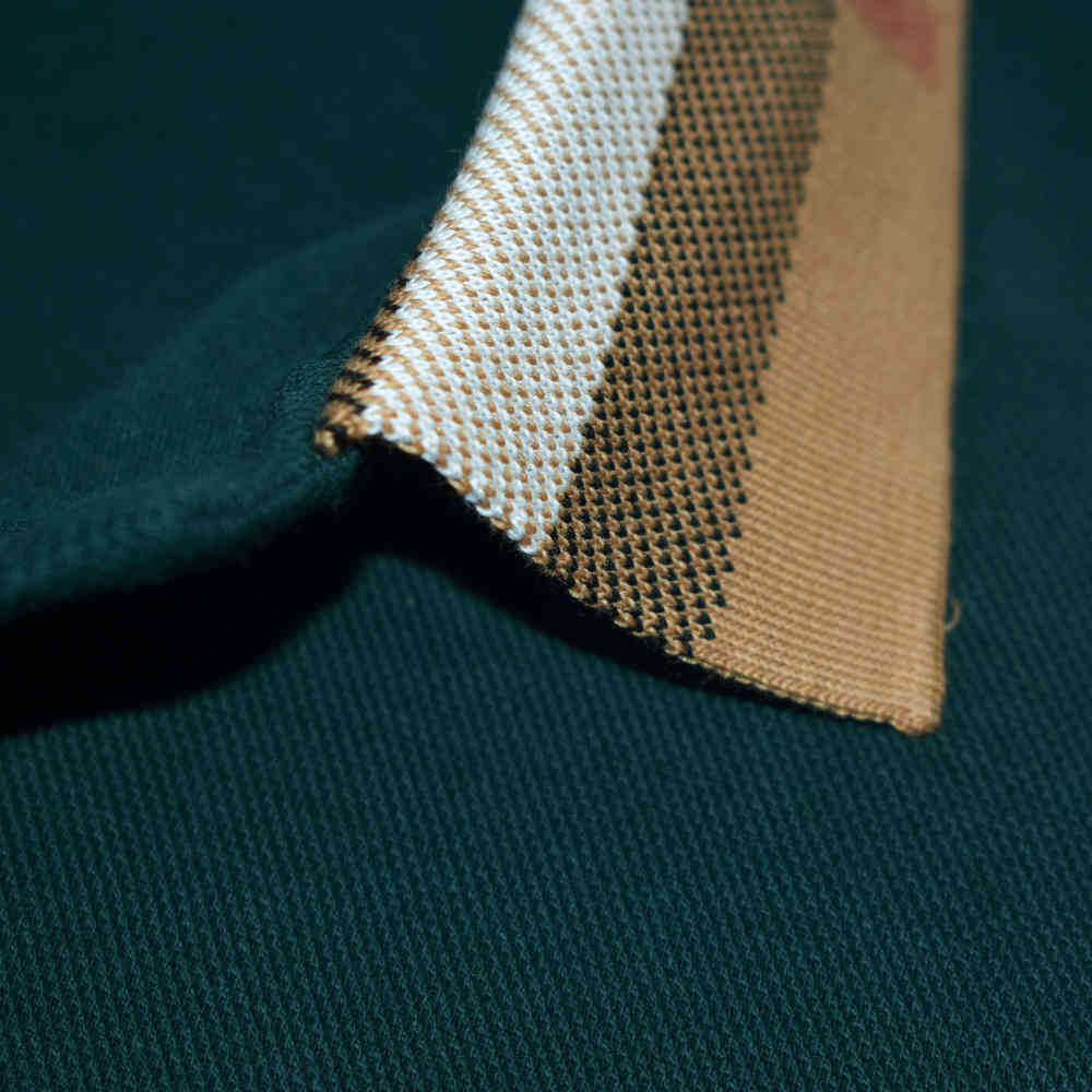 Burberry TB Embroidery Green Authentic Polo T-shirt-4